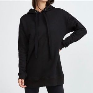 Wesley Ludlow oversized black hoodie